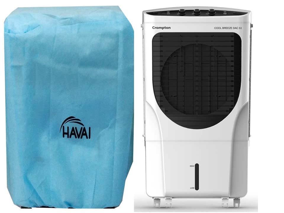 HAVAI Anti Bacterial Cover for Crompton Cool Breeze DAC 53 Litre Desert Cooler Water Resistant.Cover Size(LXBXH) cm: 68.5 X 50 X 114.5