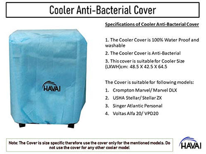 HAVAI Anti Bacterial Cover for Crompton Marvel/Marvel DLX 20 Litre Personal Cooler Water Resistant Cover Size(LXBXH) cm: 48.5 X 42.5 X 64.5
