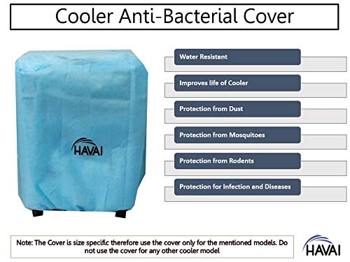 HAVAI Anti Bacterial Cover for Havai Sapphire XL 20 Litre Personal Cooler Water Resistant Cover Size(LXBXH) cm: 48.5 X 42.5 X 64.5