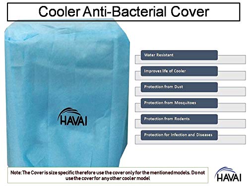 HAVAI Anti Bacterial Cover for Symphony Touch 80 Litre Desert Cooler Water Resistant.Cover Size(LXBXH) cm: 77.3 X 44 X 112.5
