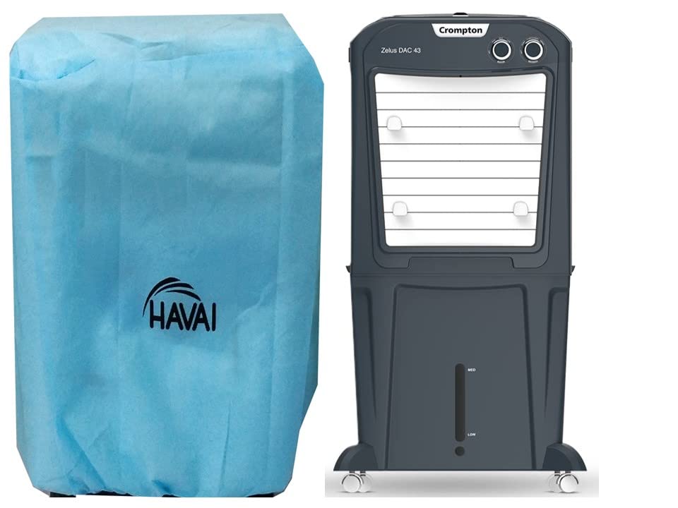 HAVAI Anti Bacterial Cover for Crompton Zelus DAC 43 Litre Desert Cooler Water Resistant.Cover Size(LXBXH) cm: 52 X 35 X 100