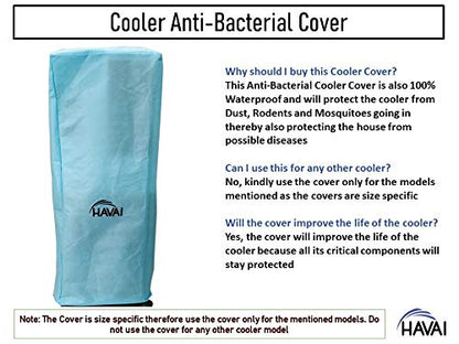 HAVAI Anti Bacterial Cover for Symphony Storm 100i Diet 100 Litre Tower Cooler Water Resistant.Cover Size(LXBXH) cm: 61 X 48.5 X 168.5