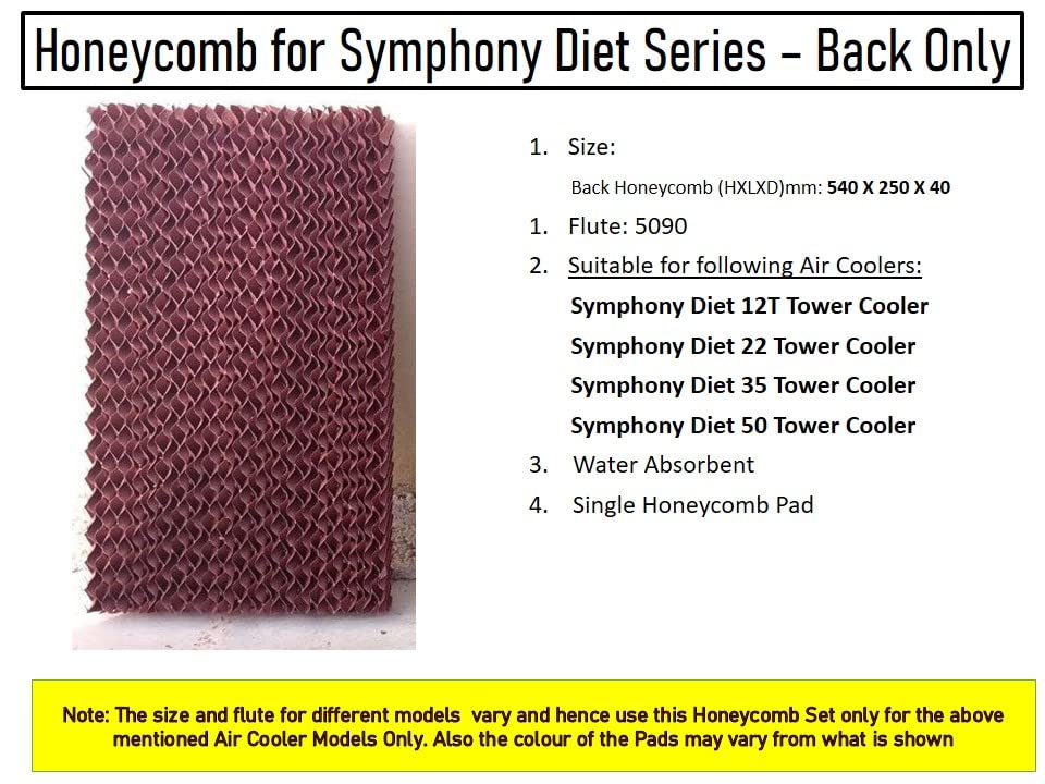 HAVAI Honeycomb Pad - Back - for Symphony Diet 12T