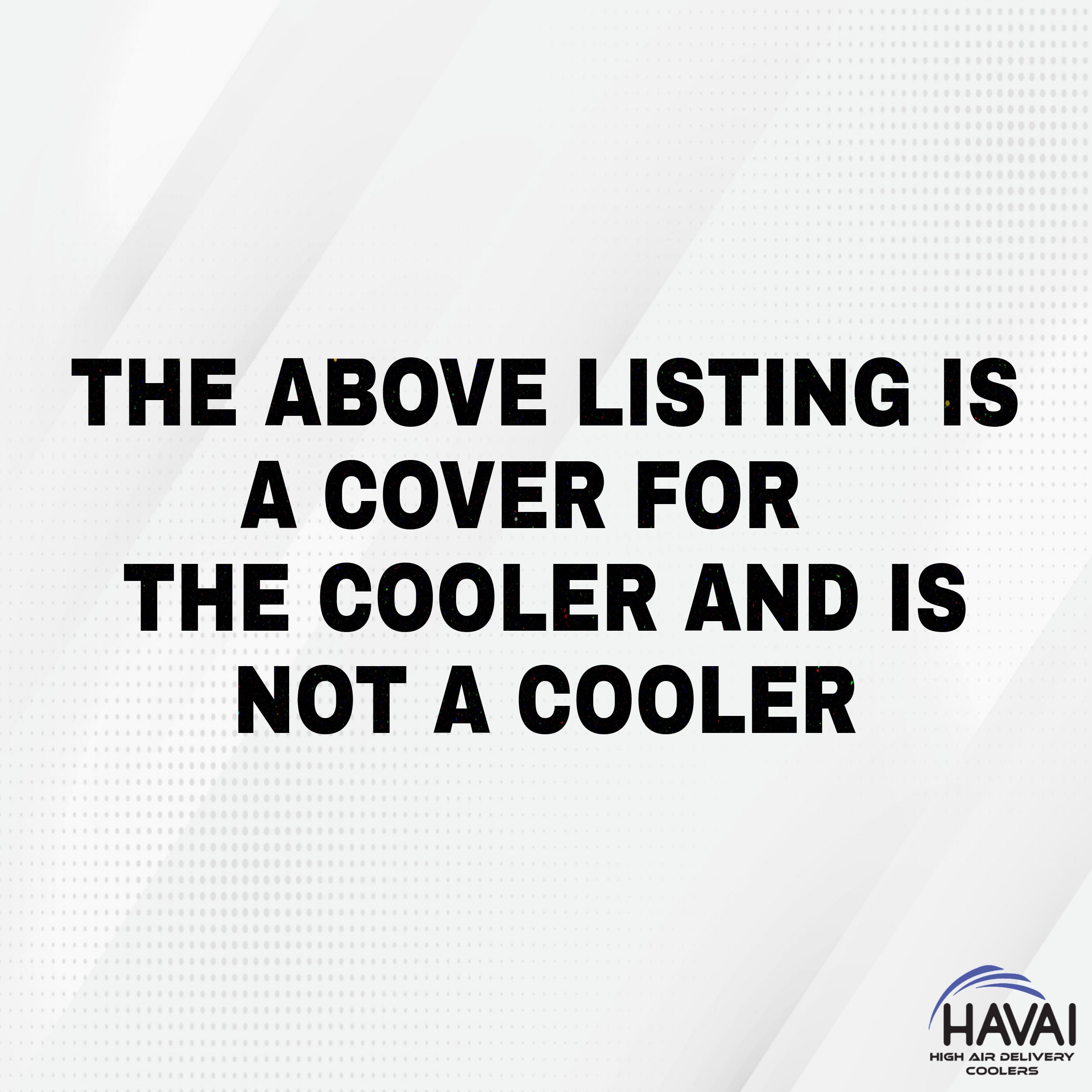 HAVAI Premium Cover for Usha Honeywell CL601PM 55 Litre Desert Cooler 100% Waterproof Cover Size(LXBXH) cm: 74 X 51 X 106