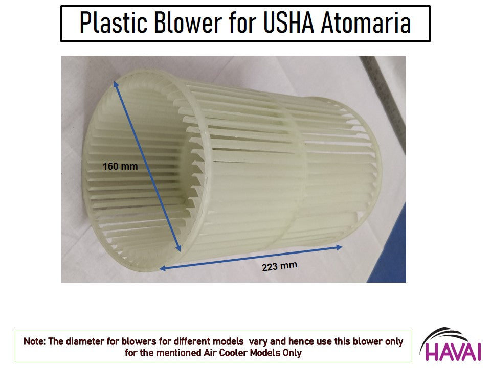 HAVAI Plastic Blower – For Atomaria Air Cooler
