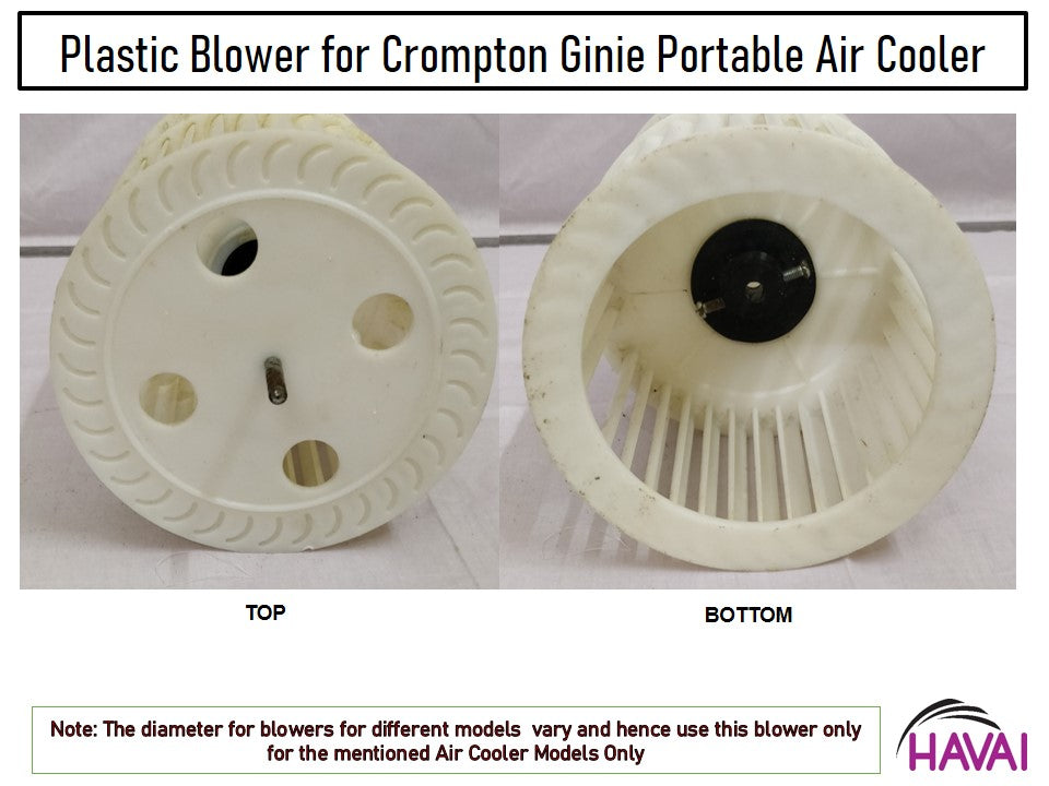 HAVAI Plastic Blower – For Crompton Ginie Air Cooler