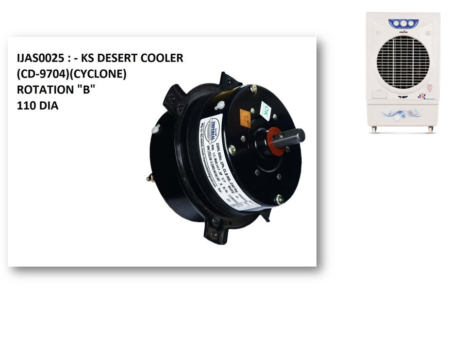 Main/Electric Motor - For Kenstar Turbocool Max Super 60 Litre Desert Cooler