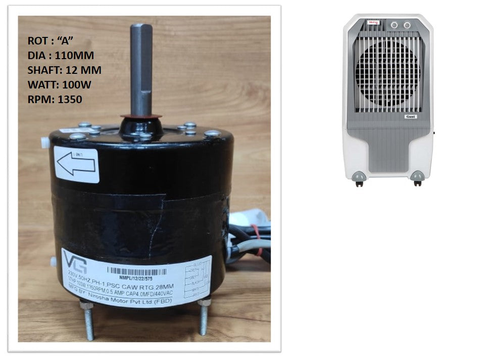 Main/Electric Motor - For McCoy Gust 55 Litre Desert Cooler