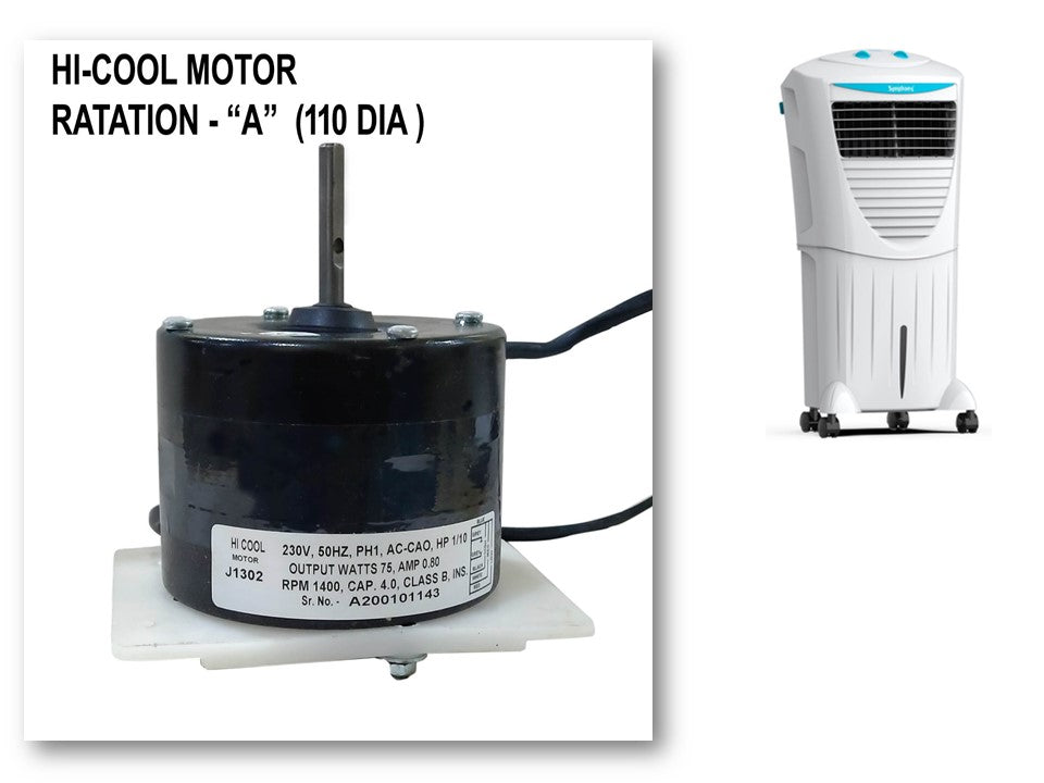 Main/Electric Motor - For Symphony Hi Cool 45T Litre Personal Cooler
