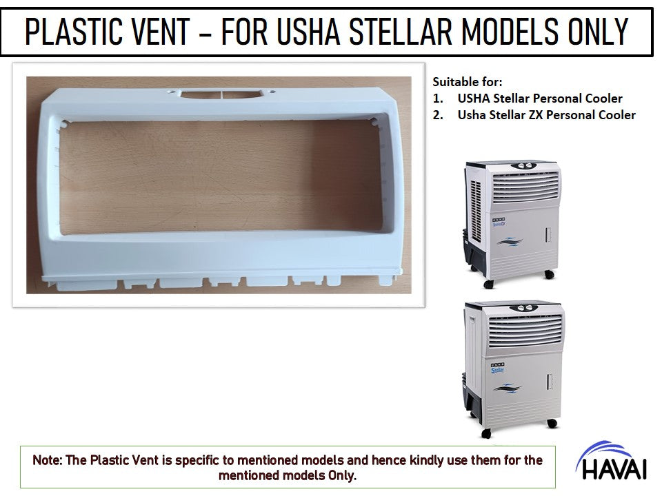 HAVAI Plastic Vent - For Usha Stellar/ Stellar ZX ONLY