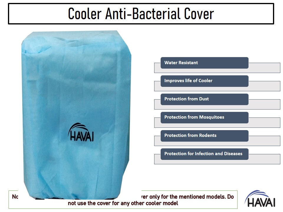 HAVAI Anti Bacterial Cover for Orient Avante 90 Litre Desert Cooler Water Resistant.Cover Size(LXBXH) cm: 62 X 46.5 X 118.5