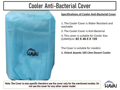 HAVAI Anti Bacterial Cover for Orient Avante 105 Litre Desert Cooler Water Resistant.Cover Size(LXBXH) cm: 62 X 46.5 X 120