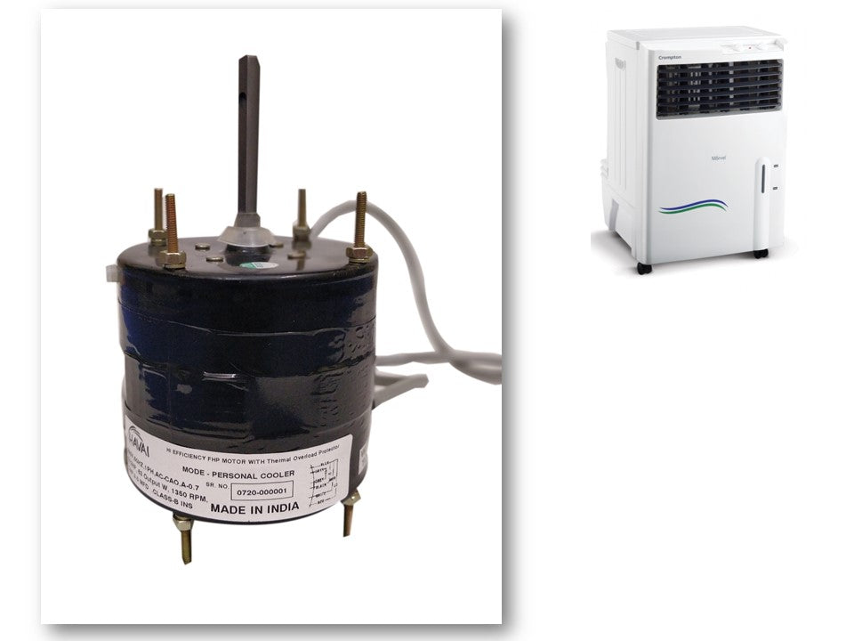 Main/Electric Motor - For Crompton Marvel 20 Litre Personal Cooler