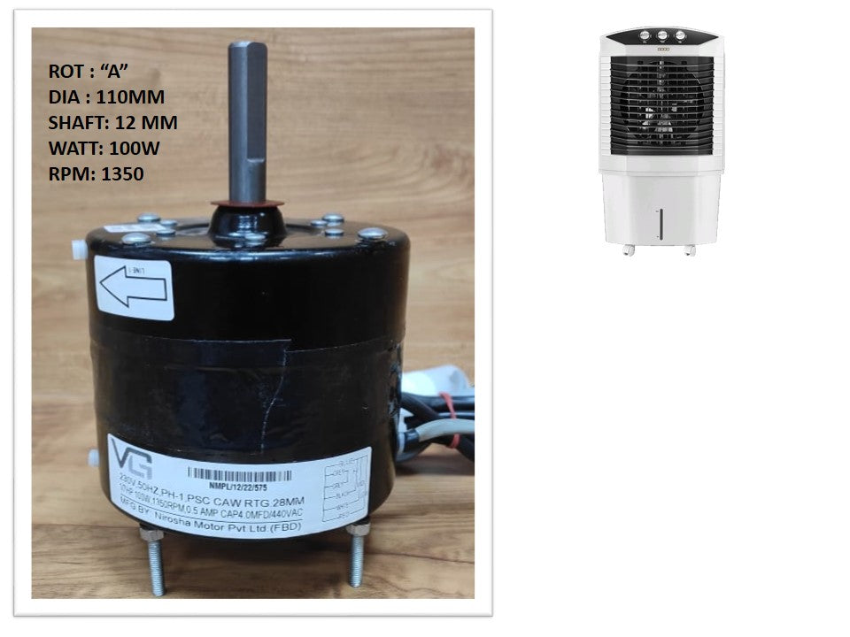 Main/Electric Motor - For Usha Dynamo 90 Litre Desert Cooler