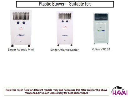 HAVAI Plastic Blower – Personal Cooler compatible with Singer Atlantic Mini/Senior