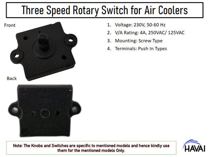 HAVAI Rotary Switch – Three Speed