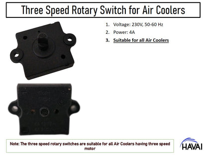 HAVAI Rotary Switch – Three Speed