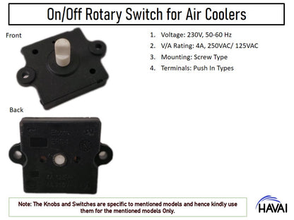 HAVAI Rotary Switch – On/Off Switch