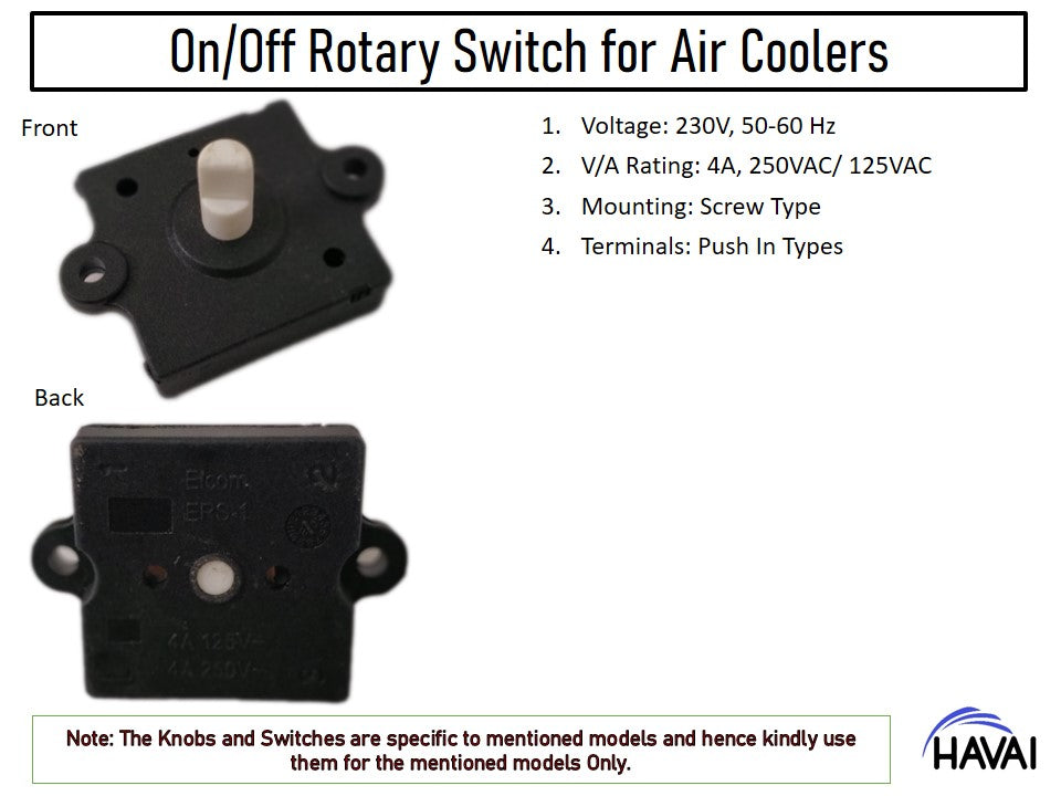 HAVAI Rotary Switch – On/Off Switch