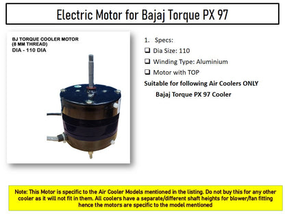 Main/Electric Motor - For Bajaj Torque PX97 36 Litre Desert Cooler