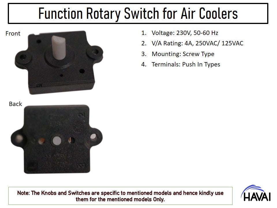 HAVAI Rotary Switch – Function Switch